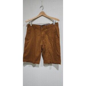 Banana Republic Emerson Chino Shorts Mens 32 Brown Cotton 10in Inseam